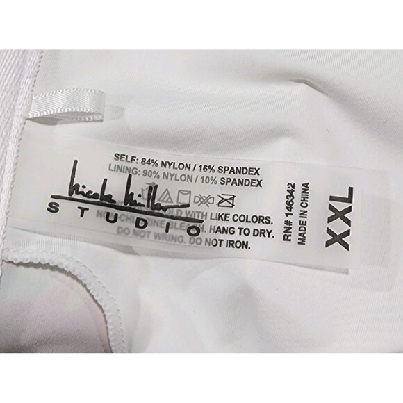 Nicole Miller Studio Floral One-Piece Swimsuit Sizes XXL - Picture 5 of 6